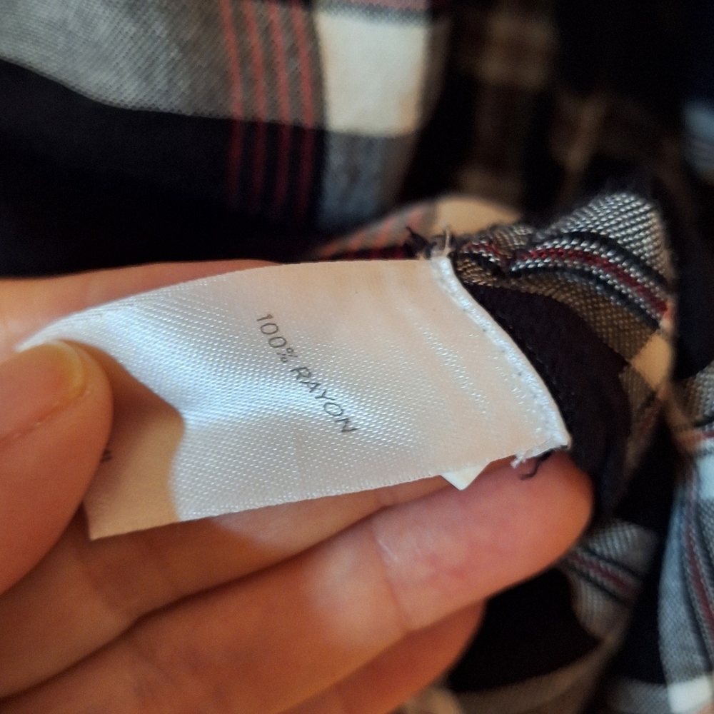 J.Jill Oversized Patchwork Plaid Long Sleeved Blo… - image 4